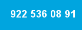 922 536 08 91